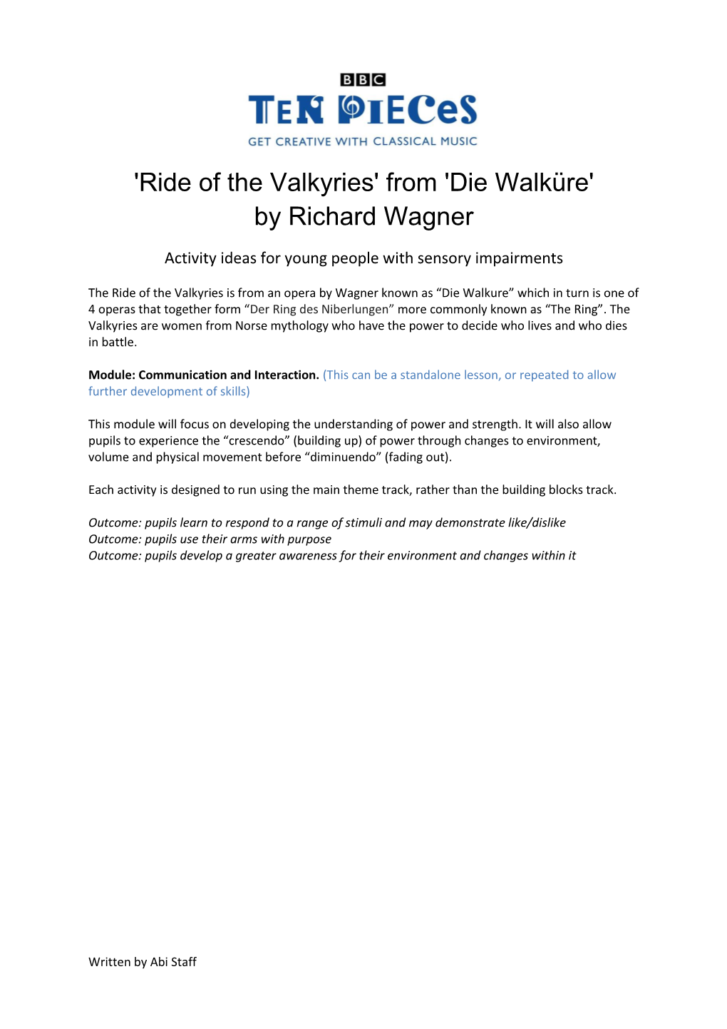 Ride of the Valkyries' from 'Die Walküre' by Richard Wagner