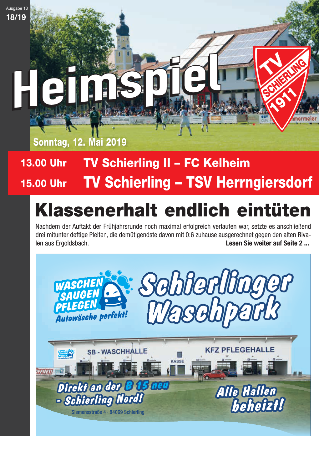 Stadionzeitung Ausgabe 13 TSV Herrngiersdorf.Pdf