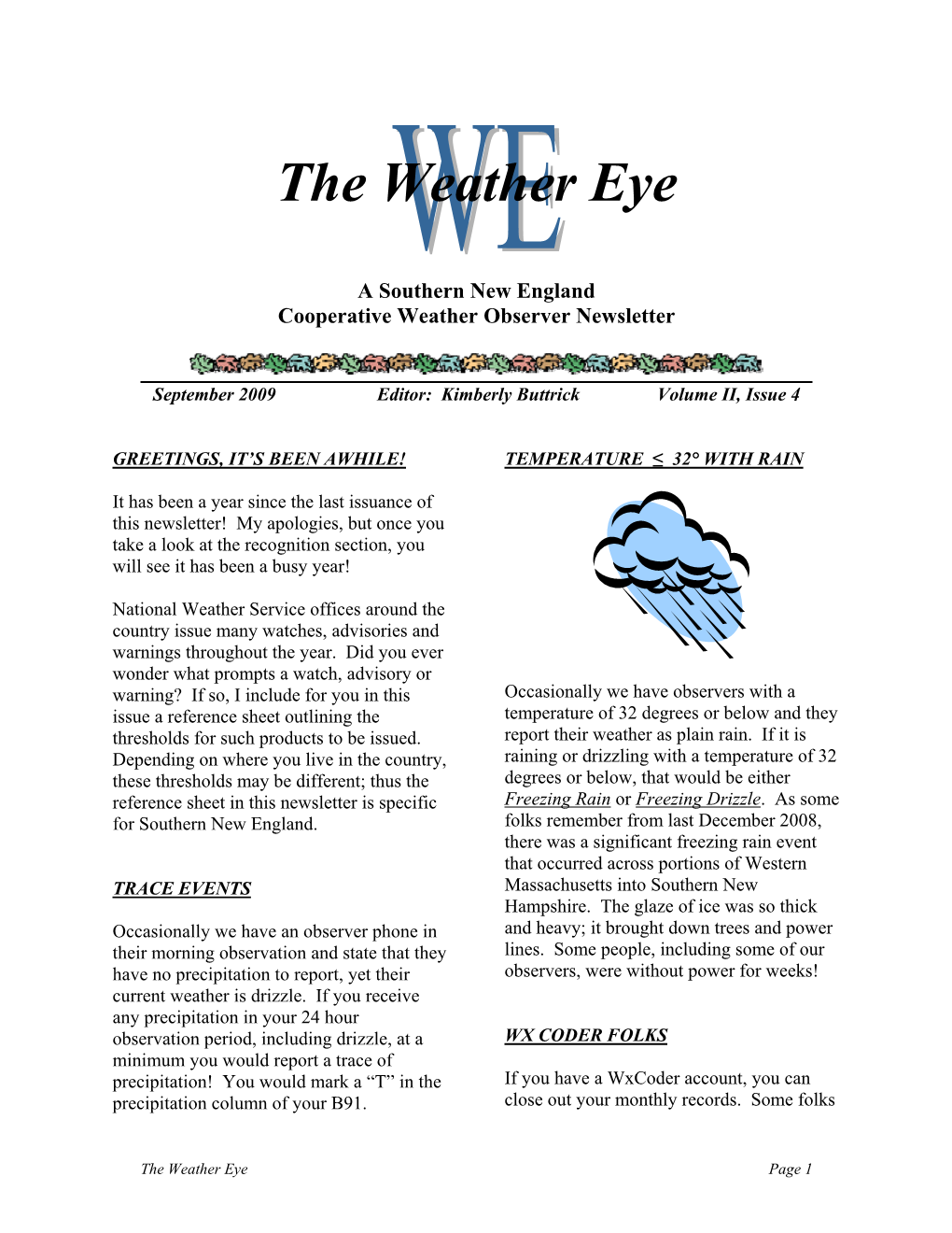 The Weather Eye