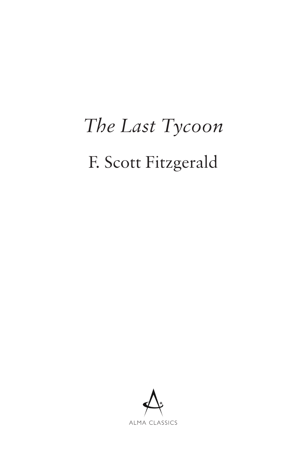 The Last Tycoon F