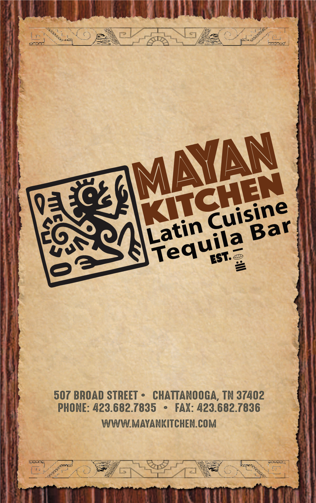 Mayan Kitchen Is Not Responsible for Lost Or Stolen Personal Property