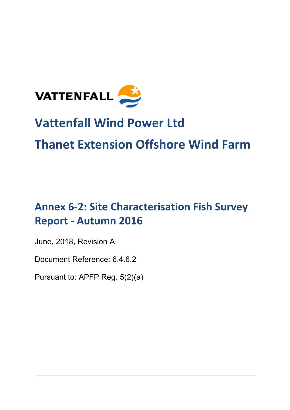 Vattenfall Wind Power Ltd Thanet Extension Offshore Wind Farm