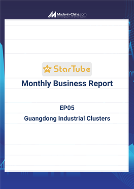 Monthly Business Report