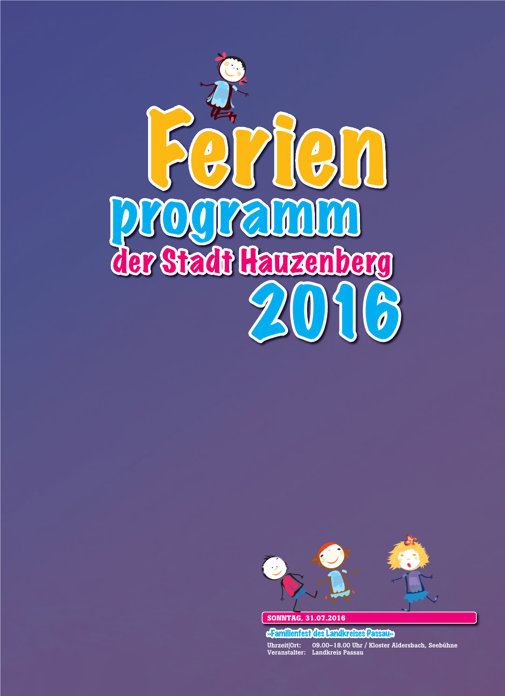 Programm Der Stadt Hauzenberg 2016