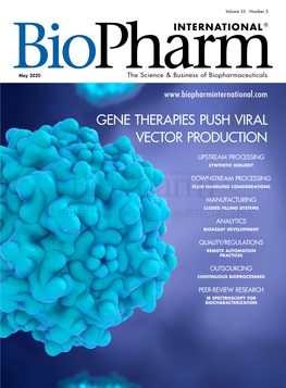 Gene Therapies Push Viral Vector Production