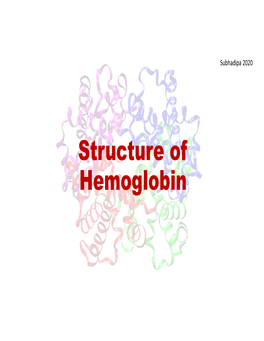 Structure of Hemoglobin