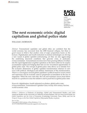 Digital Capitalism and Global Police State