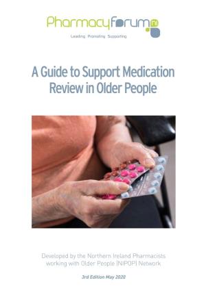 A Guide to Support Medication Review in Older People