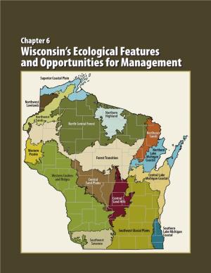 Wisconsin's Ecological Features and Opportunities for Management