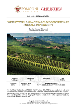 Barolo Winery