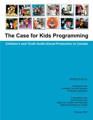 The Case for Kids Programming