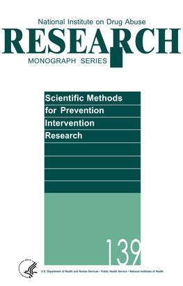 Scientific Methods for Prevention Intervention Research