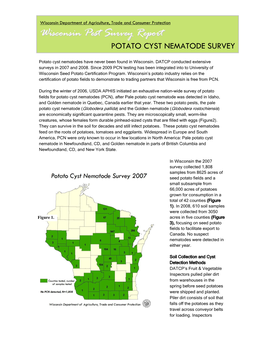 Wisconsin Potato Cyst Nematode (PCN) Survey