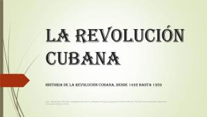 La Rivoluzione Cubana