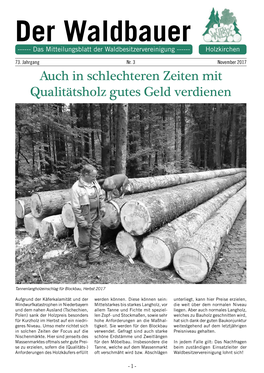 "Der Waldbauer" 03/2017