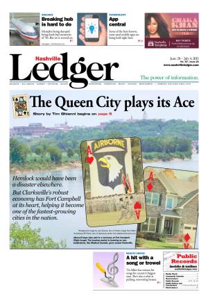 The Queen City Plays Its Ace Story by Tim Ghianni Begins on Page 5