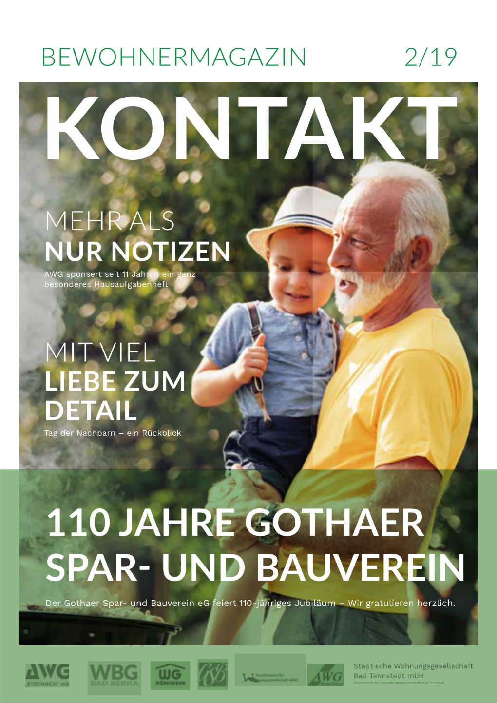 UND BAUVEREIN Der Gothaer Spar- Und Bauverein Eg Feiert 110-Jähriges Jubiläum – Wir Gratulieren Herzlich