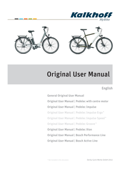 Original User Manual