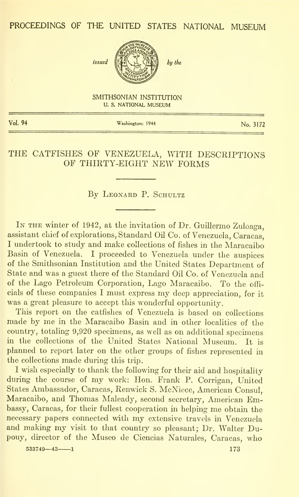 Proceedings of the United States National Museum