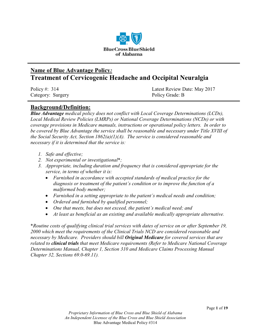 Treatment Of Cervicogenic Headache And Occipital Neuralgia - DocsLib