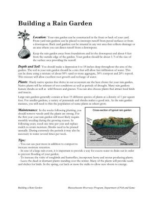 Building a Rain Garden