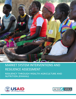 Market System Interventions and Resilience Assessment