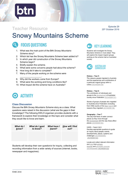 Snowy Mountains Scheme