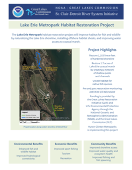 Lake Erie Metropark Habitat Restoration Project