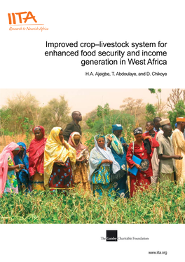 Improved Crop–Livestock System for Enhanced Food Security and Income Generation in West Africa