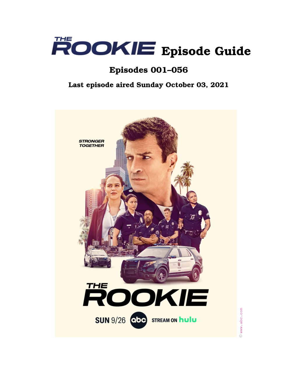 Episode Guide