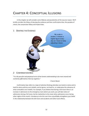 Chapter 4: Conceptual Illusions