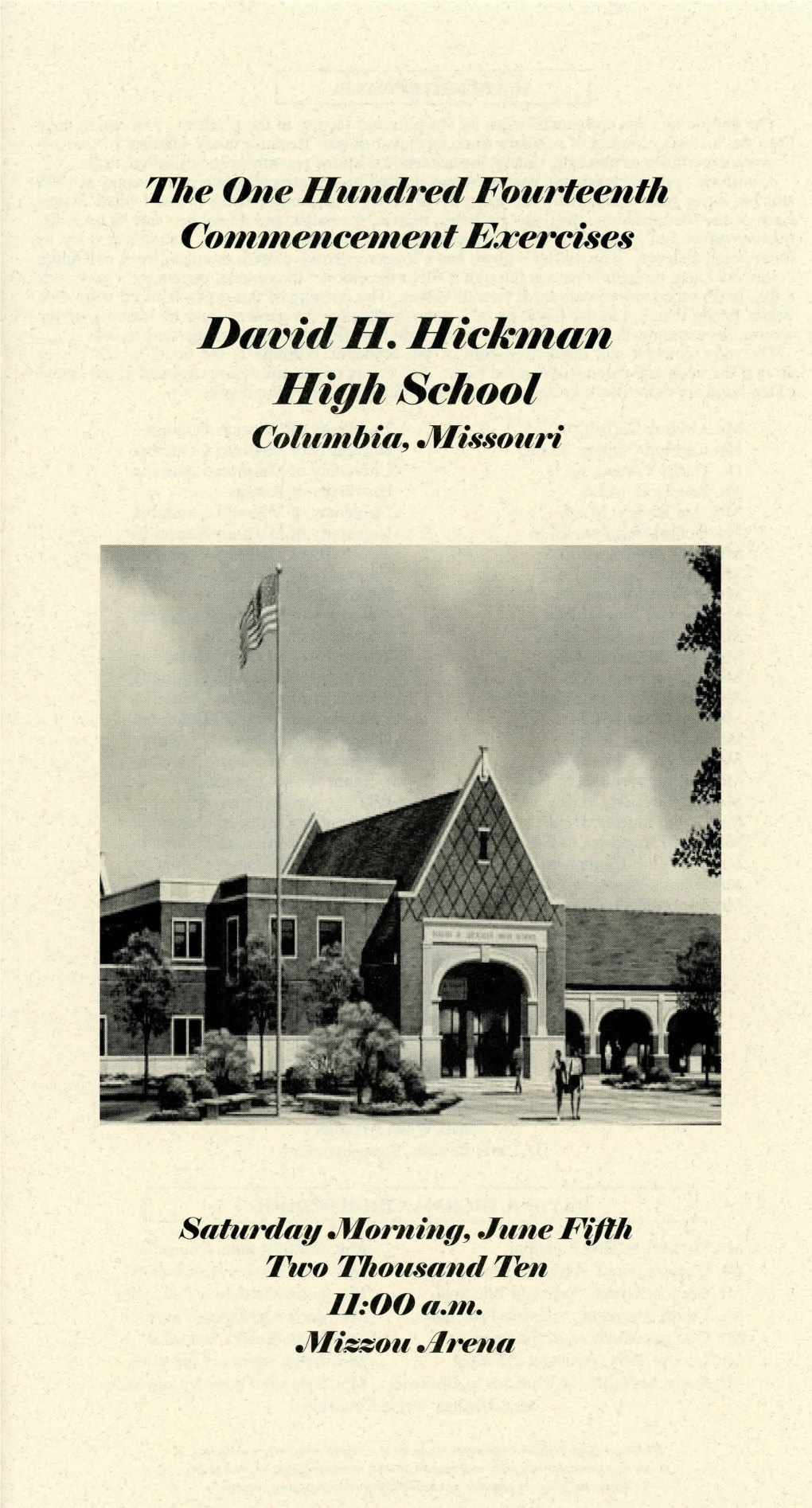 David H. Hickman High School Columbia, Missouri