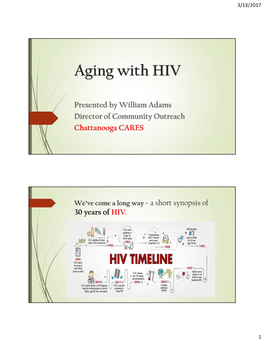 Aging with HIV