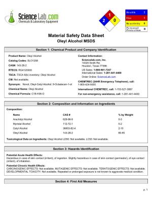 1 2 0 Material Safety Data Sheet