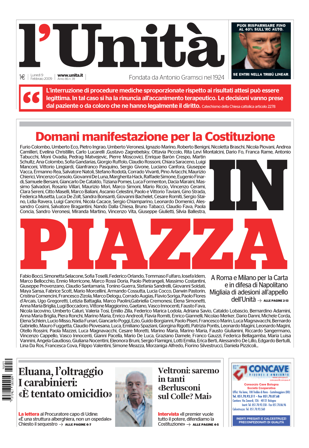 Domani Manifestazione Per La Costituzione