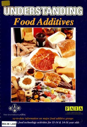 Understanding Food Additives