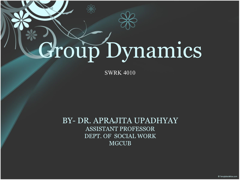 Group Dynamics