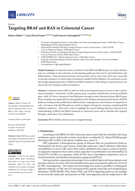 Targeting BRAF and RAS in Colorectal Cancer