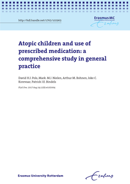 Atopic Children in General Practice