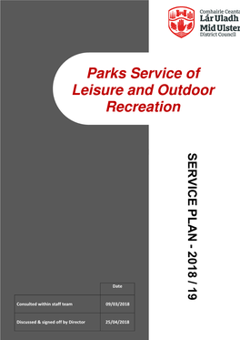 Parks Service of Leisure and Outdoor Recreation