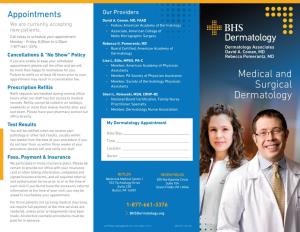 General Dermatology Practice Brochure