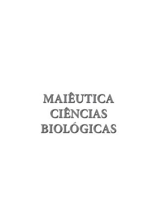 MAIÊUTICA Ciências Biológicas