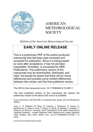 American Meteorological Society