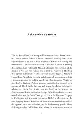 Acknowledgements