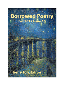 Borrowed Poetry Fall 2019 Issue 15