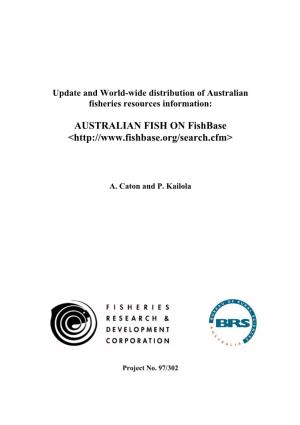 Australian Fish on Fishbase