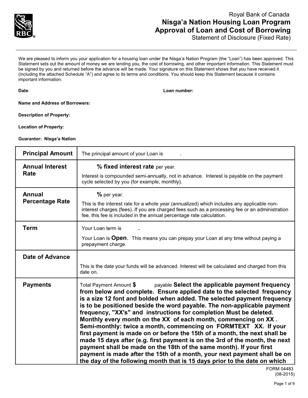 Date: Loan Number s1