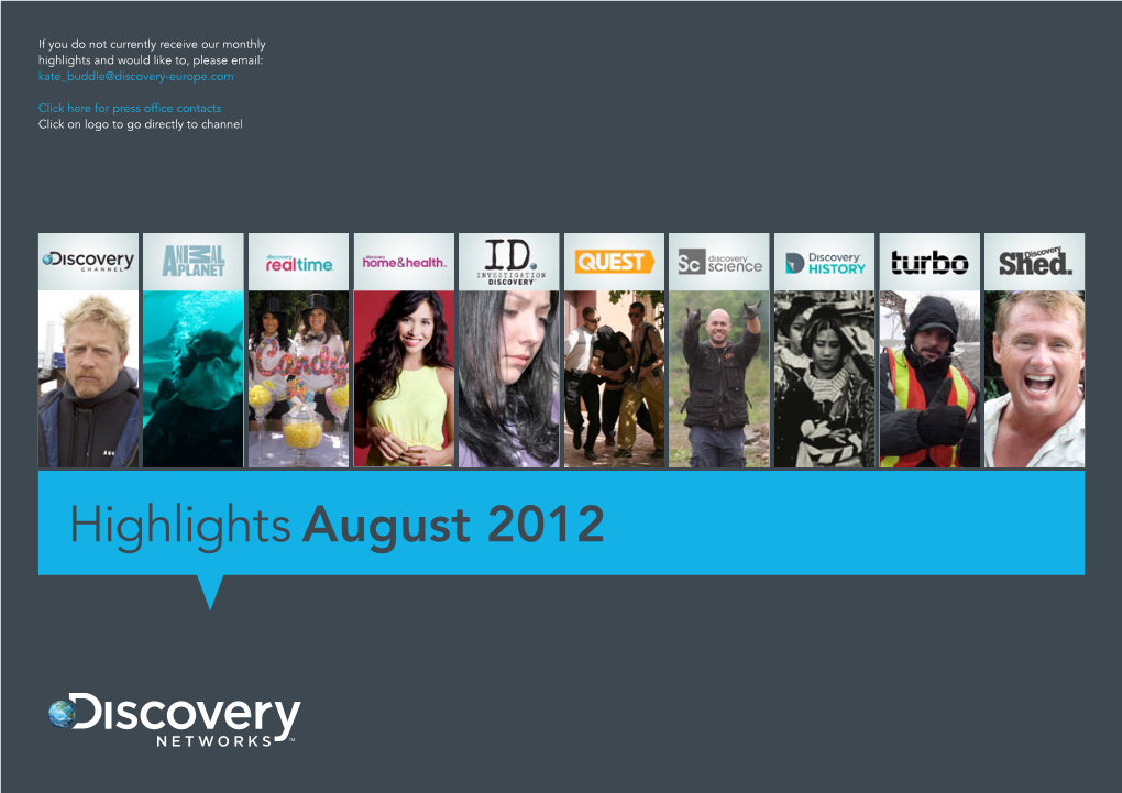 Highlights August 2012