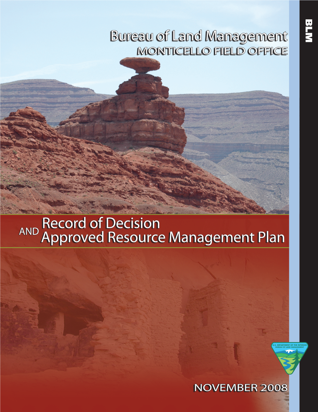 Monticello Resource Management Plan (USDI-BLM 2008)