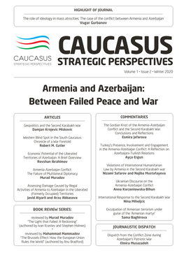 Caucasus Strategic Perspectives